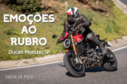Teste Ducati Monster SP - Emoções ao rubro