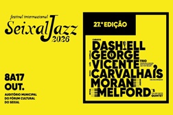 SeixalJazz 2026 apresenta concerto para famílias, feira do disco e jazz nas escolas