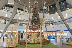 Há um carrossel especial de Natal em Braga