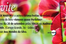 Lançamento do romance «Amores quase Perfeitos» em Lisboa