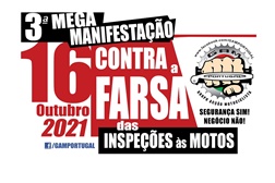 Manifestação contra as IPO às motos marcada para 16 de outubro