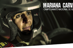 Mariana Carvalho no Campeonato Nacional de Ralis