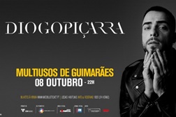 Diogo Piçarra em concerto no Multiusos de Guimarães