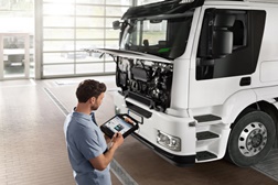 Bosch lança campanha de diagnóstico veículos industriais - Oficinas com acesso grátis ao módulo de diagnóstico KTS Truck