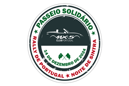 Quarenta trenós Mazda MX-5 de Natal - Club MX-5 Portugal - Passeio Solidário/Noite de Sintra - Rally de Portugal