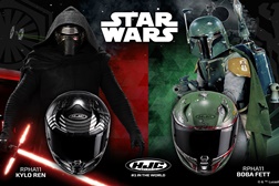Capacetes HJC Star Wars com base no topo de gama RPHA 11