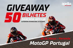 Passatempo Aprilia MotoGP Portugal Giveaway