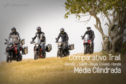 Comparativo Trail de Média Cilindrada