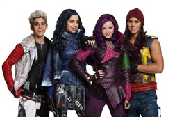 Emissão especial "Os Descendentes" no Disney Channel