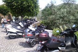 Passeio Mototurístico do Clube MaxiScooters do Norte pela Costa de Prata