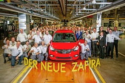 Início da produção no novo Opel Zafira