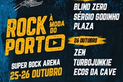 Rock à Moda do Porto está de regresso - Entre 25 e 26 de Outubro – Super Bock Arena, Porto