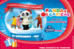 Musical "Panda e os Caricas" regressa este Natal com transmissão exclusiva ao vivo e em direto