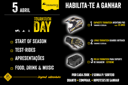 Touratech Day 2025 em Lisboa e no Porto, nas lojas oficiais da marca