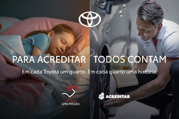Toyota associa-se à Acreditar - Doar 1€ por cada serviço de mecânica faturado