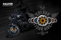 Discos Coloridos Galfer apresentados na EICMA 2023