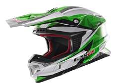 LS2 MX345 Light Quartz Branco/Verde - PVP 212€