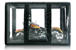 Bike Capsule e Bike Showcase - uma bolha protectora para a sua moto