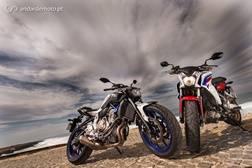 Honda CB650F x Yamaha MT-07 - Urbanas com estilo