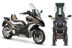 Kymco apresenta as scooters do futuro na EICMA 2017: CV2 / CV3 Concept e Xciting S 400