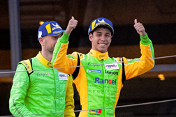 Pedro Perino no pódio de Paul Ricard na European Endurance Prototype Cup - Jovem piloto de Oeiras em destaque com grande recuperação em França