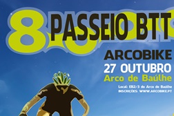 Passeio de BTT Arcobike em Arco de Baúlhe