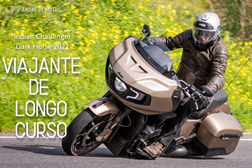 Teste Indian Challenger Dark Horse 2021 - Viajante de Longo Curso