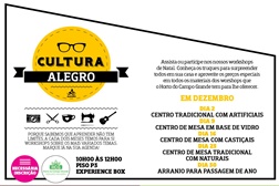 Aprenda a fazer decorações natalícias nos workshops do Alegro Setúbal