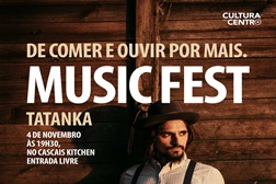 Tatanka vai dar concerto em nome próprio esta sexta-feira em Cascais - CascaiShopping Music Fest 