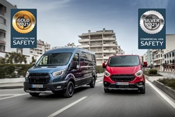 Ford Transit e Transit Custom distinção na 1ª Avaliação Euro NCAP  - Sistemas de Segurança Ativa Adaptados a Furgonetas