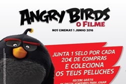 Continente associa-se ao filme Angry Birds com ofeta de colecionáveis exclusivos