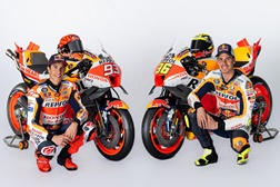 MotoGP, 2023 - Honda Repsol revela cores - Motos destapadas em Madrid