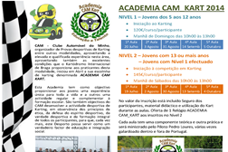Cursos da Academia CAM Kart