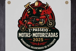 1.º Passeio de Motos e Motorizadas dos Bombeiros de Alenquer, dia 8 de junho