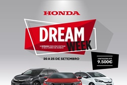 Honda Dream Week entre 20 e 25 de Setembro - Uma semana de ofertas exclusivas