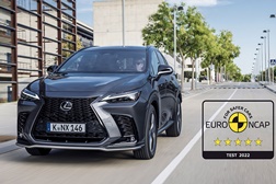 Lexus NX alcança cinco estrelas nos testes de segurança Euro Ncap - Excelente desempenho em todas as categorias dos testes