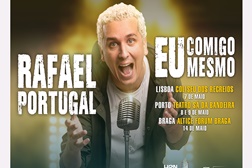 "Eu comigo mesmo" - O stand up de Rafael Portugal - Em Maio no Coliseu dos Recreios, Teatro Sá Bandeira e Altice Fórum Braga