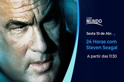 Maratona de filmes com Steven Seagal no Canal Cinemundo