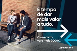 Hyundai oferece a particulares 2000 € de valorização adicional - Na retoma para compra de um novo modelo