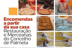 Restaurantes e mercearias de Palmela com entregas ao domicílio