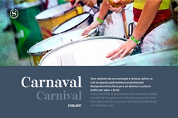 Carnaval no Sheraton Porto Hotel & SPA com sabor a Brasil