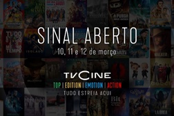 Canais TVCine em sinal aberto durante 3 dias