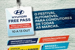 Hyundai Free Pass está de volta de 10 a 13 de outubro - Para condutores de todas as marcas