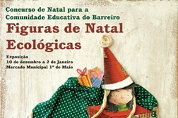 Figuras de Natal Ecológicas em exposição no Barreiro