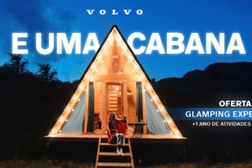 A Volvo e uma Cabana  - Campanha única no lançamento do Volvo EX30