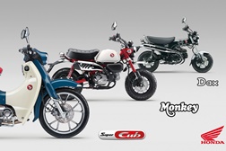 Honda atualiza Dax, Monkey e Super Cub C125 para 2025