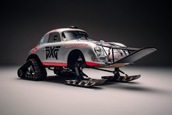 Projeto Porsche 356 World Rally Tour: Antártida - Um carro desportivo reequipado em esquis para a Antárctida