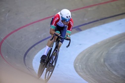 Francisco Alves na final da eliminação no último dia de mundial de Juniores
