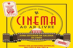 Cinema ao ar livre gratuito no Jumbo Famalicão