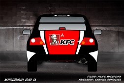 Filipe Madureira na Peres Competições em 2019 - Ao volante de um Mitsubishi Lancer Evo IX